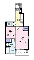 深井駅 徒歩10分 1階の物件間取画像